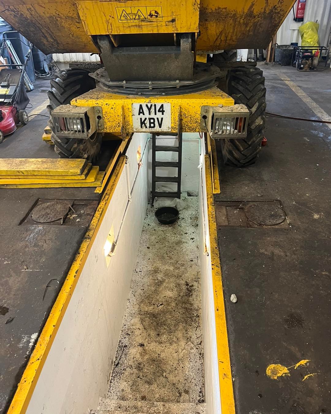 Machinery repair work 2