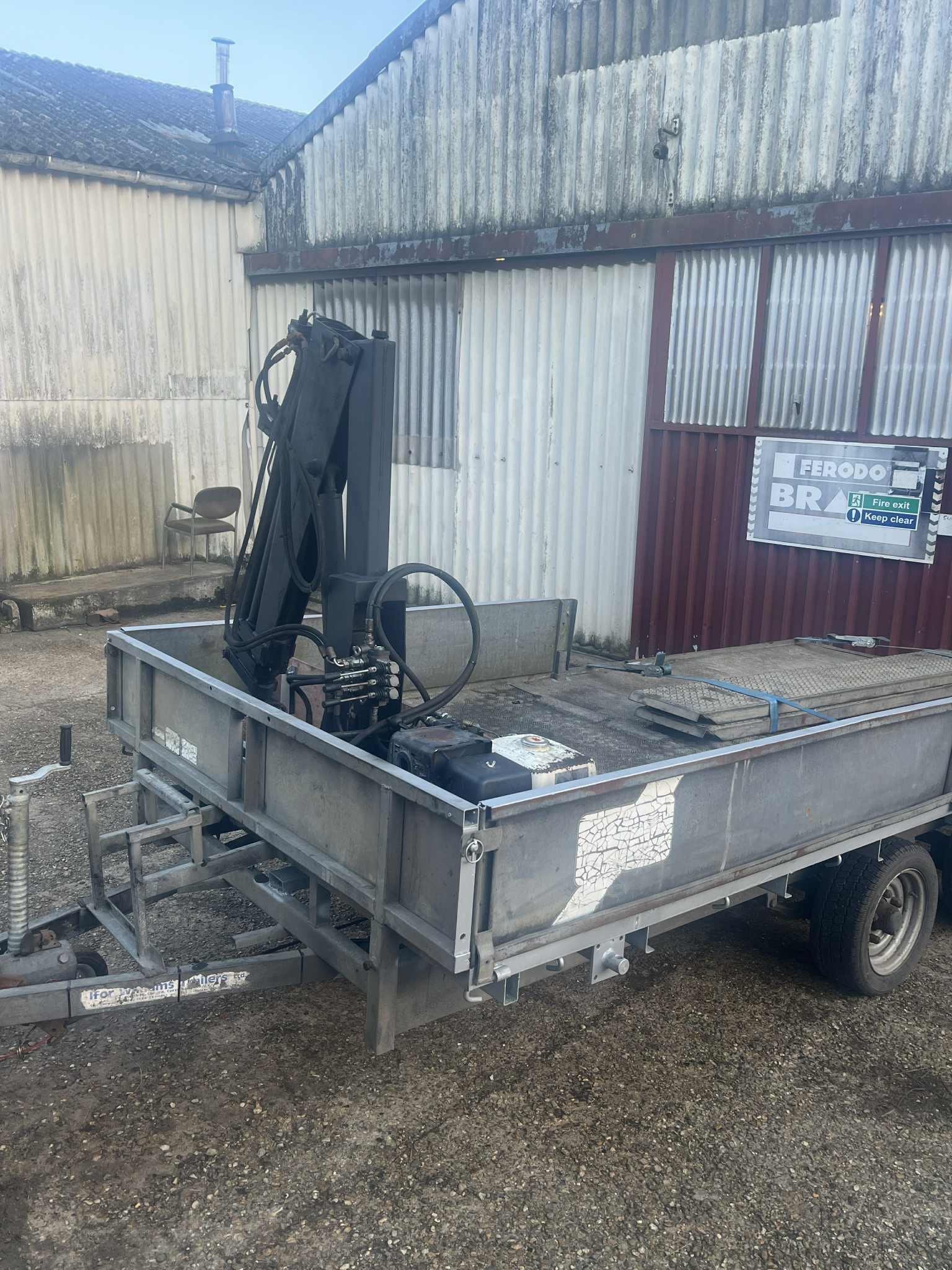 Mobile welding work example